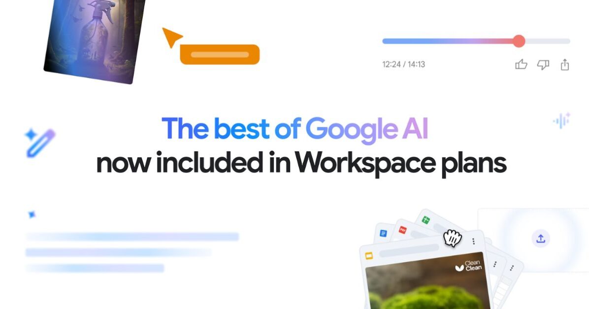 A Google AI forradalmasítja a munkavégzést a Google Workspace-ben